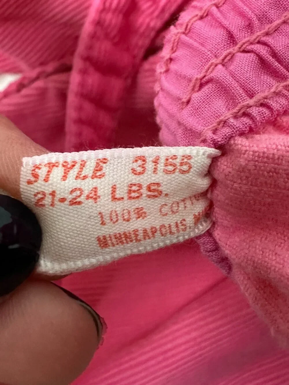 Vintage Wonderall’s Toddler Girls Overalls in Pink Size 18-24 Months